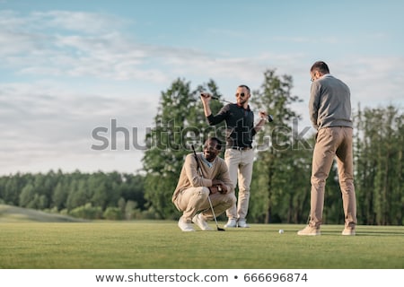 Сток-фото: Man Playing Golf