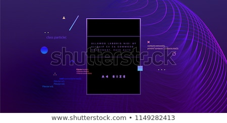 Stock photo: Data Visualization Futuristic Technology Banner