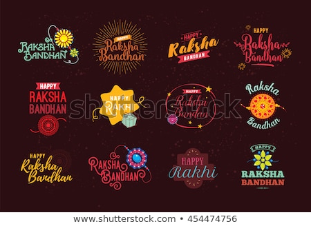 Stock photo: Happy Raksha Bandhan Festival Beautiful Greeting