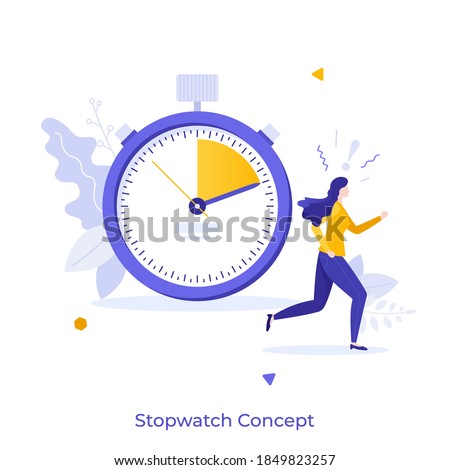 Stock photo: Composite Image Of Stopwatch