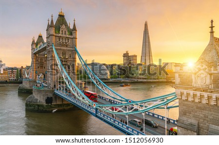 Foto stock: Tower Bridge London At Night