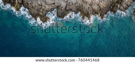 Stock photo: Aerial View Of Sea Cliffs