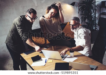 [[stock_photo]]: Teamwork Startup Project Planning Making Great Discussion Team M