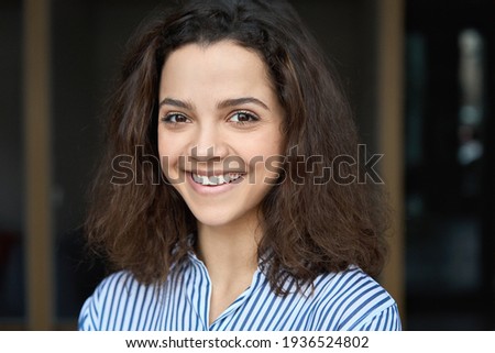 Сток-фото: Photo Of Young Female Student Or School Girl With Dental Braces