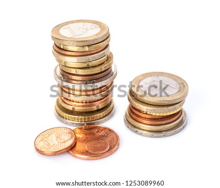 Euro Money Coins Zdjęcia stock © Zerbor