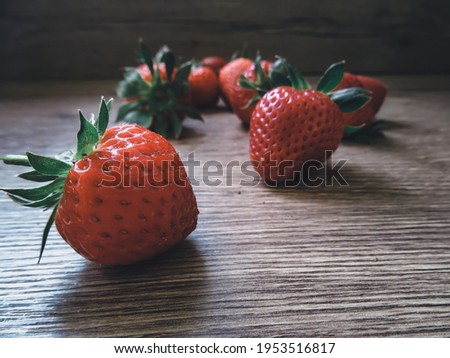 Foto stock: Fresh Strawberries