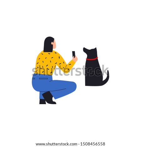 Stock photo: Dog Photo Camera