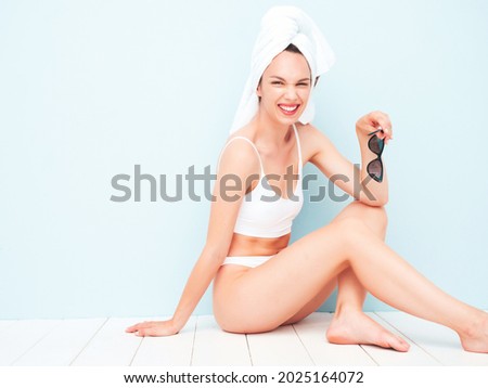 Stock photo: Sexy Beautiful Woman In Lingerie Posing