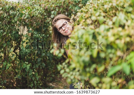 Paparazzi Hiding In The Bushes Imagine de stoc © Madrolly