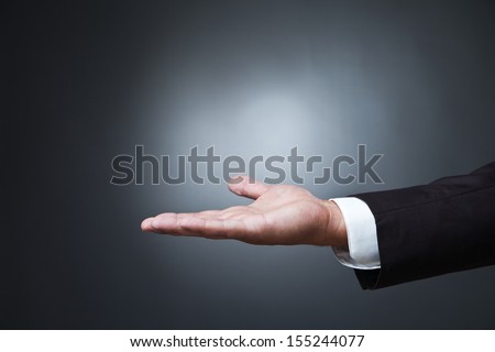 A Black Businessman Giving A Hand Zdjęcia stock © Julenochek