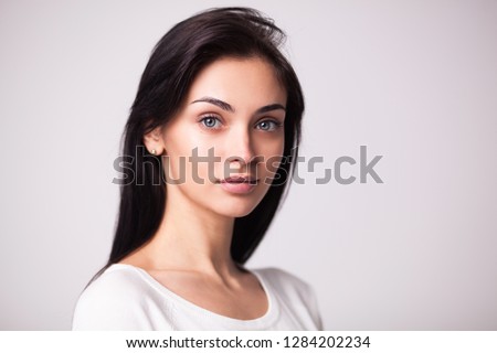 Closeup Beauty Portrait Of Elegant Woman Foto d'archivio © doodko