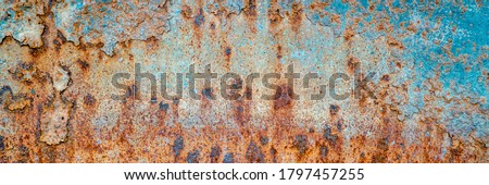 Stock fotó: Panorama Of An Old Rusty Car In Bodie