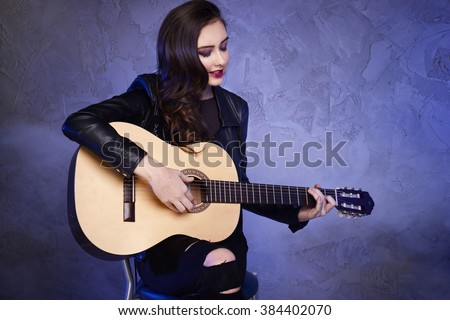 Beautiful Guitarist Zdjęcia stock © NeonShot