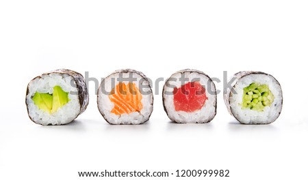 Foto stock: Sushi Rolls