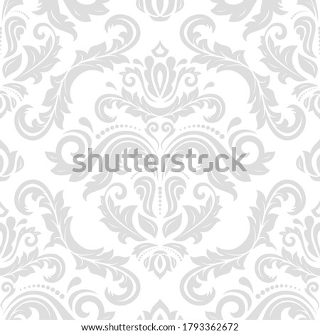 Stock photo: Damask Vector Orient Pattern