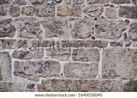 Foto stock: Antique Natural Stone Wall