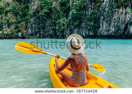 Stock photo: Kayak In Palawan