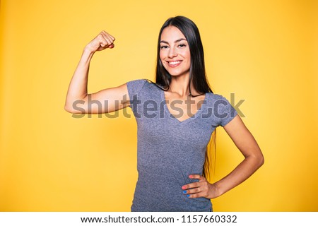 Foto stock: Fitness Woman Strong Arms