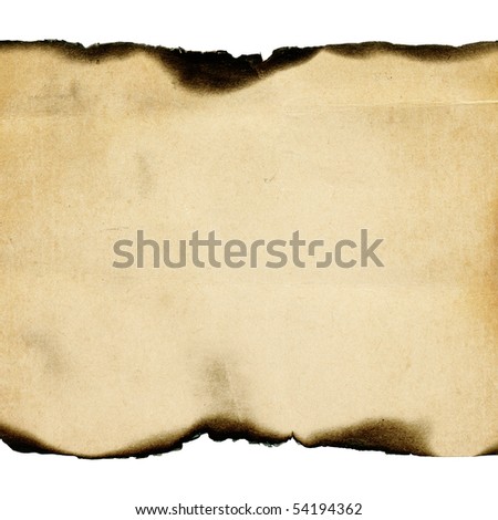 Old Paper Burn Edge On Canvas ストックフォト © pashabo