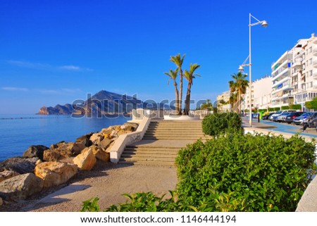 Altea Street Imagine de stoc © LianeM