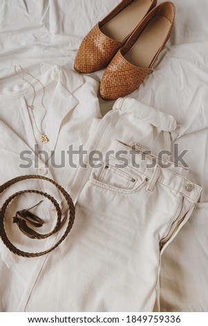 Foto stock: Composite Image Of Casual Shoes