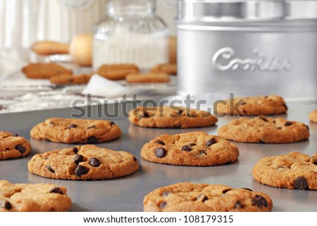 Stock fotó: Rolling Pan On Cookie Sheet