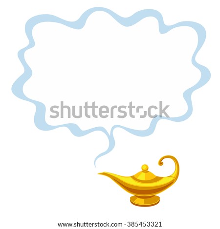 Stock photo: Golden Magic Lamp