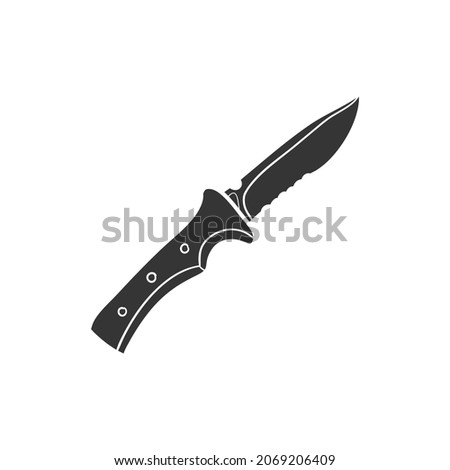 Foto d'archivio: Combat Knifes Vector Illustration Clip Art Image