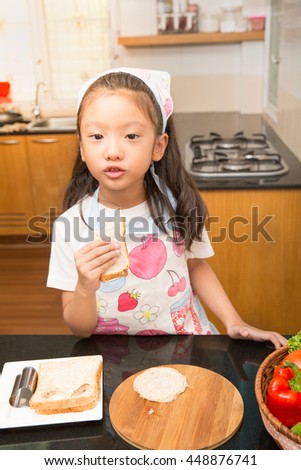 Stock photo: School Kids Eating Sanwiches