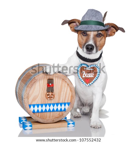 Stockfoto: Oktoberfest Dog