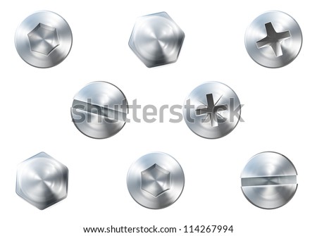 Сток-фото: Steel Screws