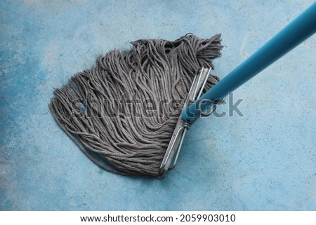 Stok fotoğraf: Standing On Concrete Floor With White Dry Brush Stains