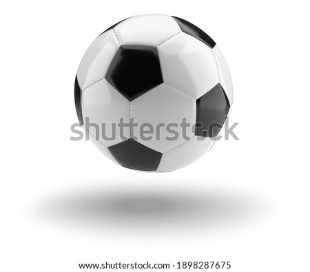 Stock fotó: Soccer Football Ball 3d Rendering Isolated