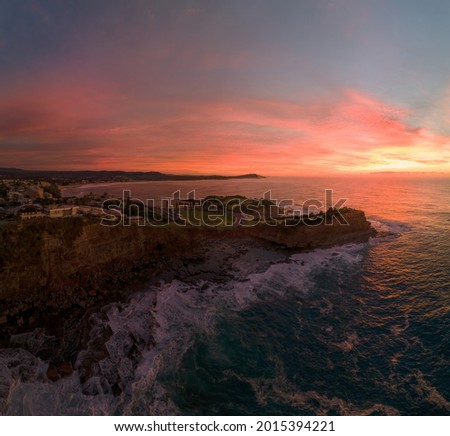 Stok fotoğraf: Scenic South Coast Aerial Beach Scape Australia