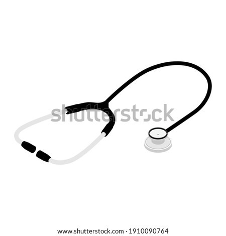 Stock photo: Hears Sound Isometric Icon Vector Illustration