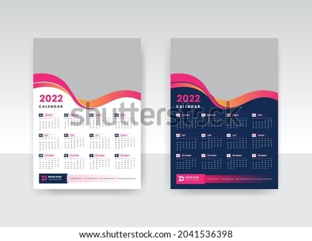 Stock photo: Page Of Calendar