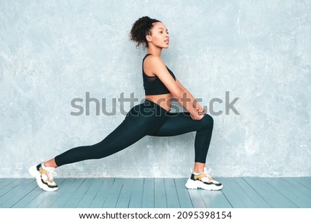 ストックフォト: Sexy Woman Doing Aerobics