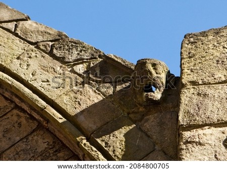 Zdjęcia stock: Waterspout Gargoyle In Abbey