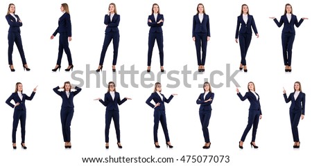 Posing Businesswoman Stock photo © Elnur