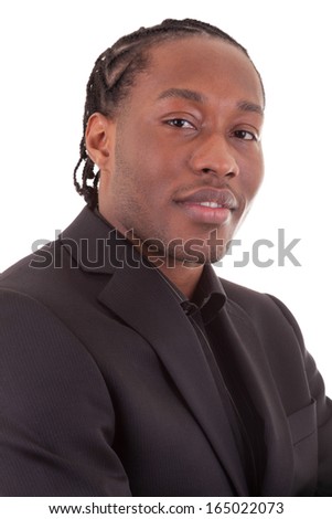 Stock photo: Portrait Of A Young African Amercan Business Man - Black People