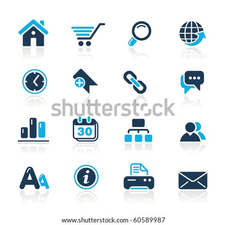 Graph Blue Vector Icon Button Foto d'archivio © Palsur