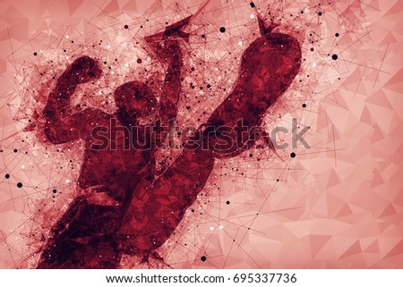 Zdjęcia stock: Violent Attack Unrecognizable Male Criminal Kicking And Punchin