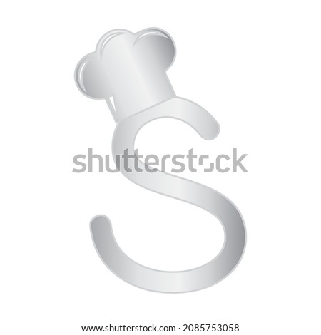 Cook Themed Alphabet Design Concept S Сток-фото © sdCrea