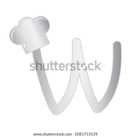 Cook Themed Alphabet Design Concept W Stock foto © sdCrea