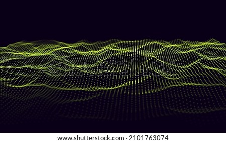 Stock fotó: Abstract Geometrical Wave Form Audio Blur Structure