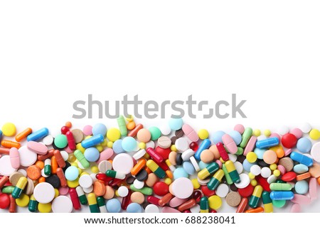 Foto stock: Pile Of Pills