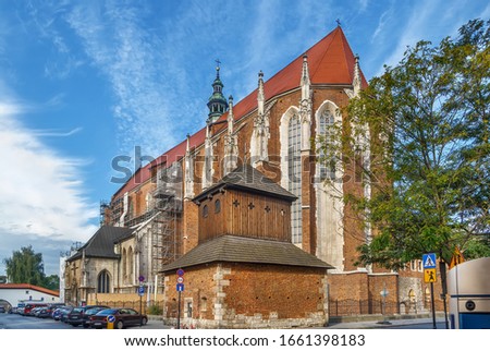 Church Of St Catherine Of Alexandria And St Margaret Krakow Po Foto stock © Borisb17