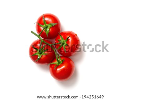 Four Fresh Tomatoes ストックフォト © Elisanth