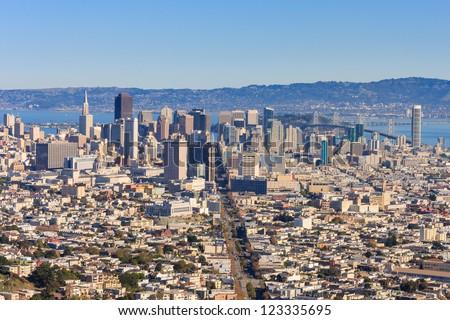 Downtown Of San Francisco As Seen From The Bay Zdjęcia stock © Bertl123