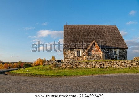 Stock fotó: St Olafs Church Tyrvaa Sastamala Finland